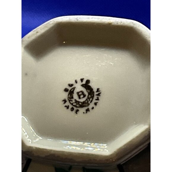 Vintage Bavarian Lusterware China Creamer & Sugar Set With Hand-Painted Floral - Picture 13 of 16